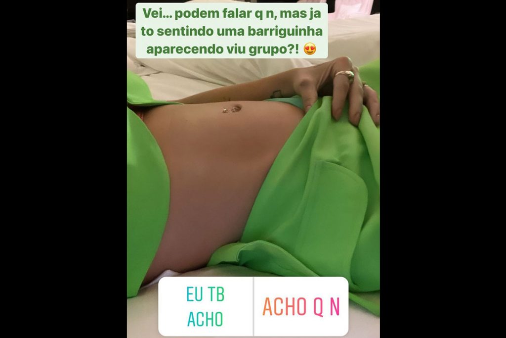 Virginia Fonseca já exibe a barriguinha saliente da segunda gravidez