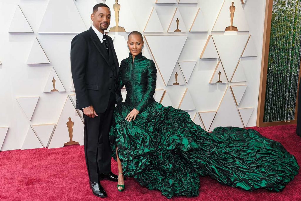 Will Smith com a esposa, Jada