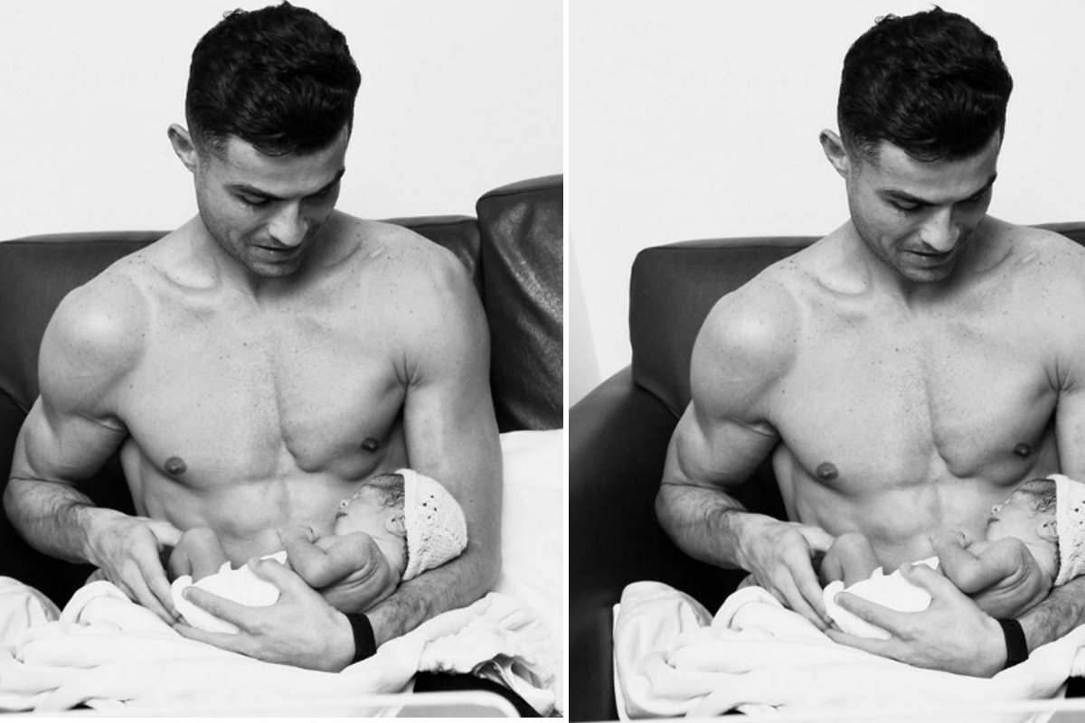 Cristiano Ronaldo com bebÊ