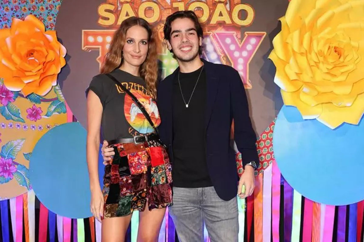 João Guilherme Silva com a namorada Schynaider Moura