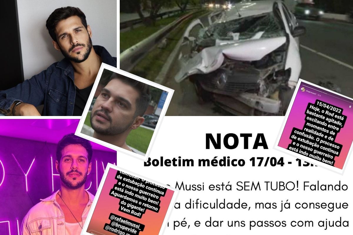 Recuperado após acidente, ex-BBB Rodrigo Mussi assiste jogo do São