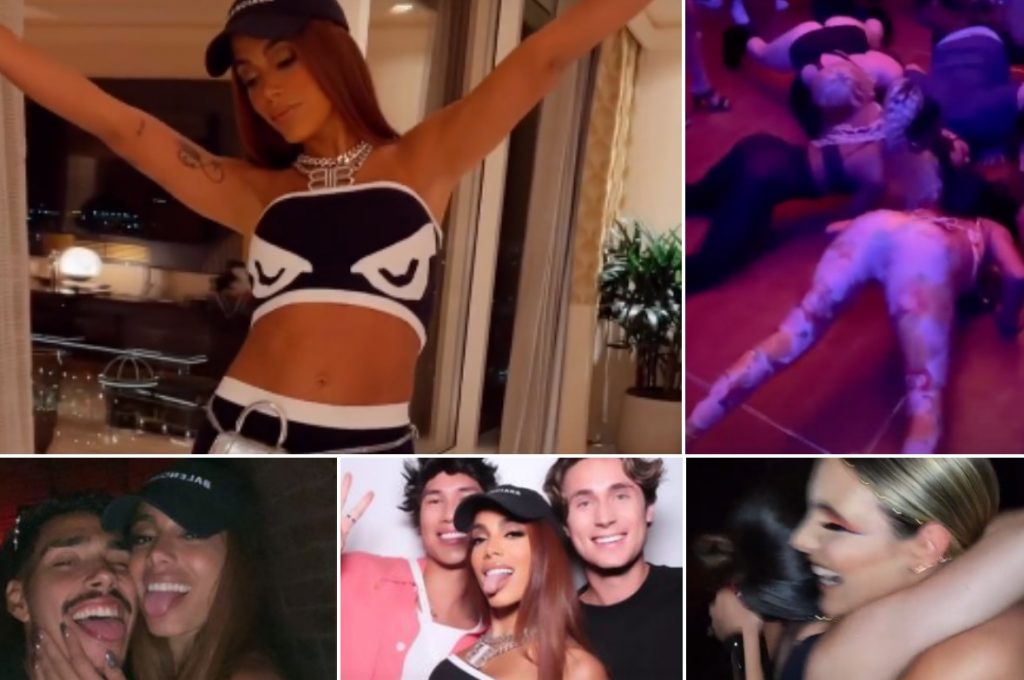 Famosos vão à megafesta de aniversário de Anitta