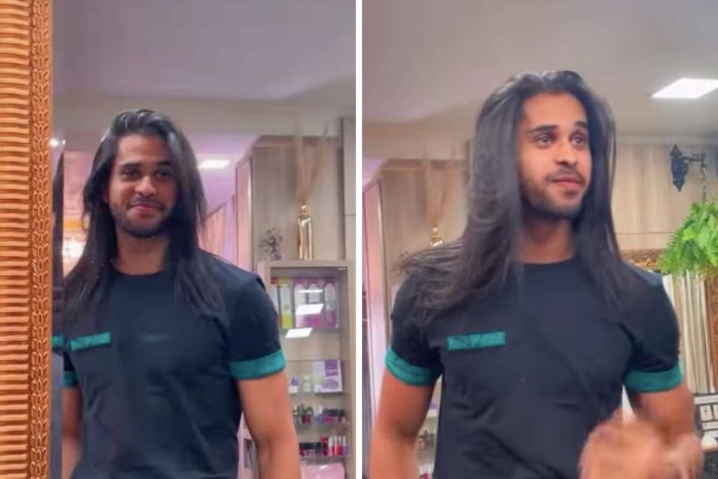 Ex-BBB Luciano radicaliza o visual e aparece com cabelo liso. Veja!