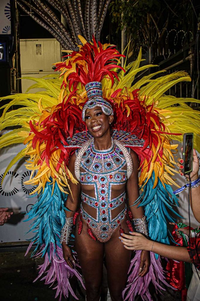 Camilla de Lucas em desfile da Grande Rio