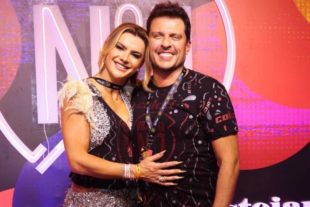 ceara e mirella santos curtindo camarote nº 1 da brahma na sapucaí