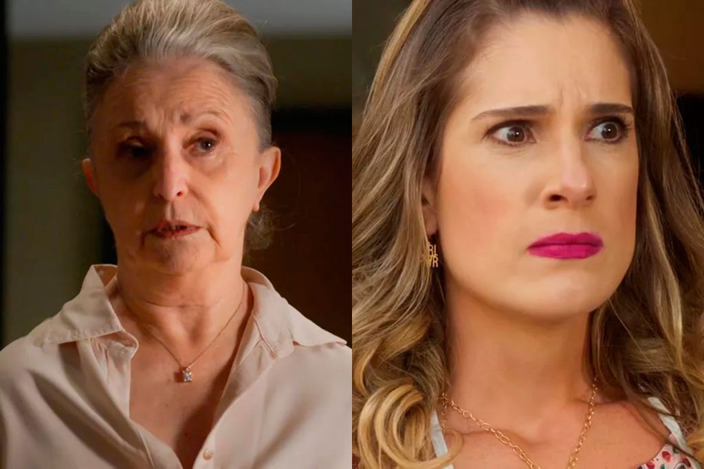 Celina (Ana Lúcia Torre) e Teca (Karina Dohme) em Quanto Mais Vida, Melhor!