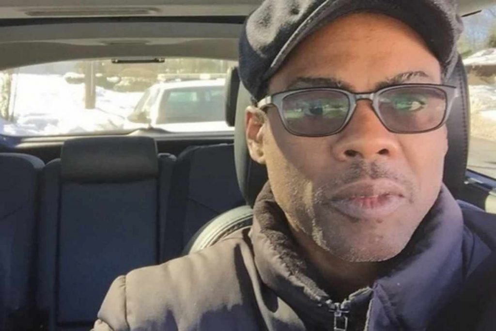 Chris Rock, selfie no carro