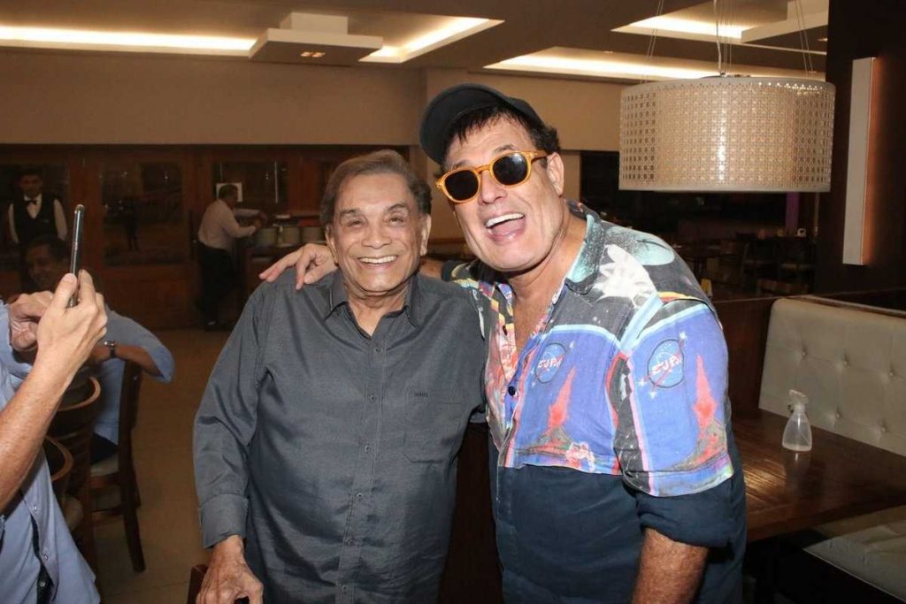 sergio mallandro na festa de aniversário de dedé Santana