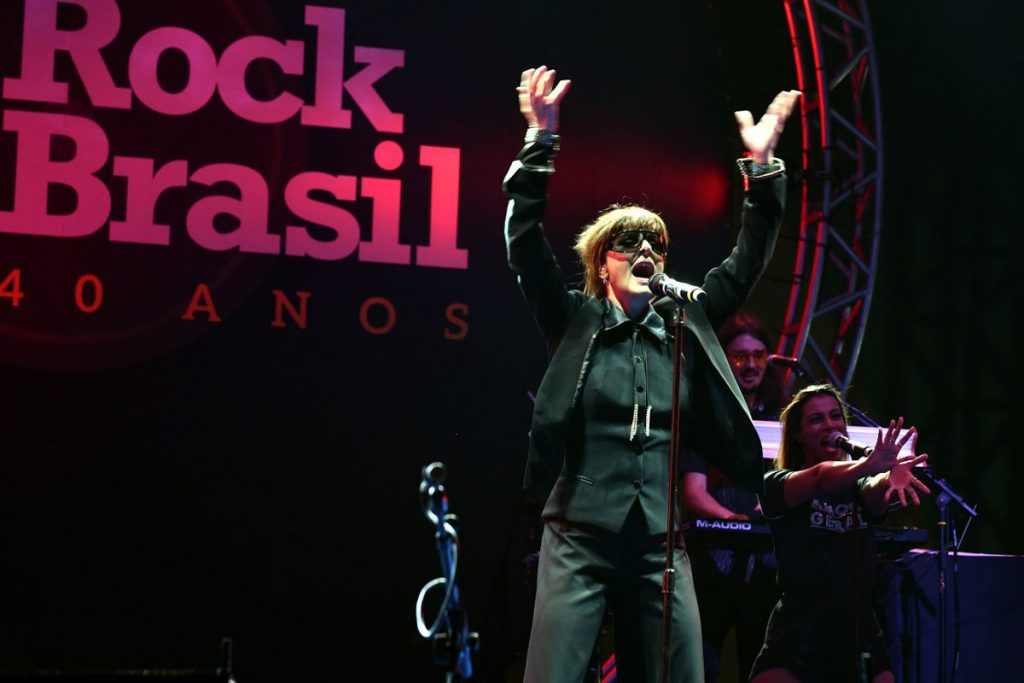 Fernanda Abreu no festival Rock Brasil 40 anos