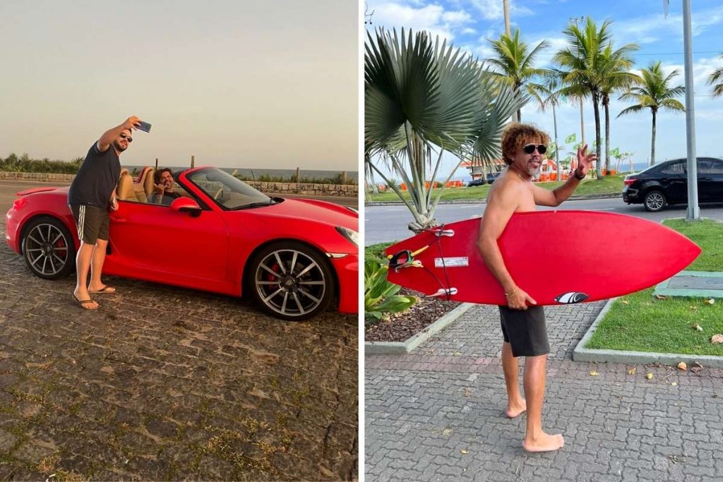 Ex-mendigo, Givaldo dirige carro de luxo no Rio de Janeiro