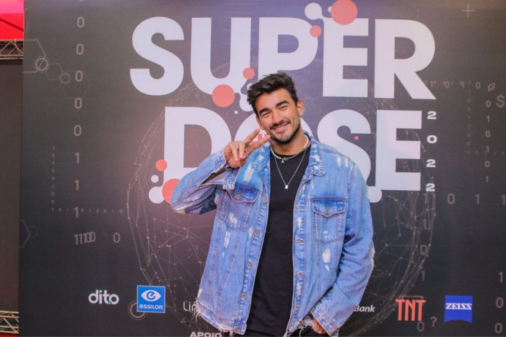 Gui Napolitano fez questão de marcar presença no evento