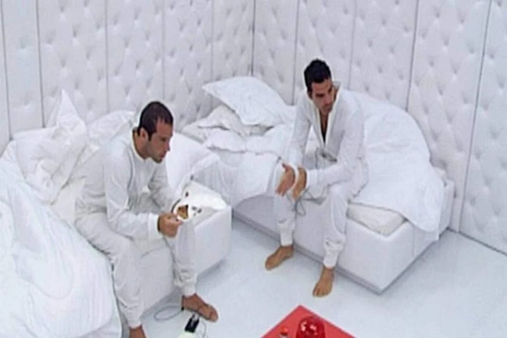 Leo e Ralf no Quarto Branco no BBB9