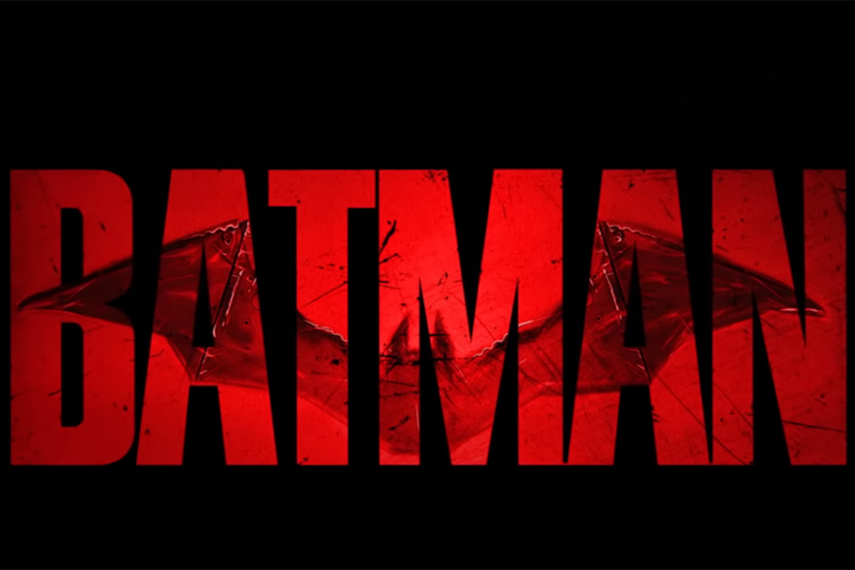 logo de the batman na cor vermelha