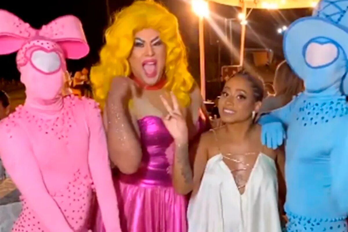 MC Loma faz mega festa para revelar o sexo do bebê