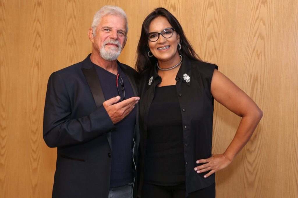 Raul Gazzola e Erica Paes no Prêmio Empoderadas