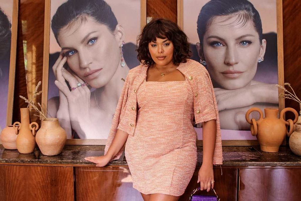 Rita Carreira em almoço de lançamento de campanha de joias da Vivara