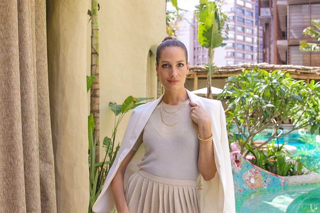 Schynaider Moura em almoço de lançamento de campanha de joias da Vivara