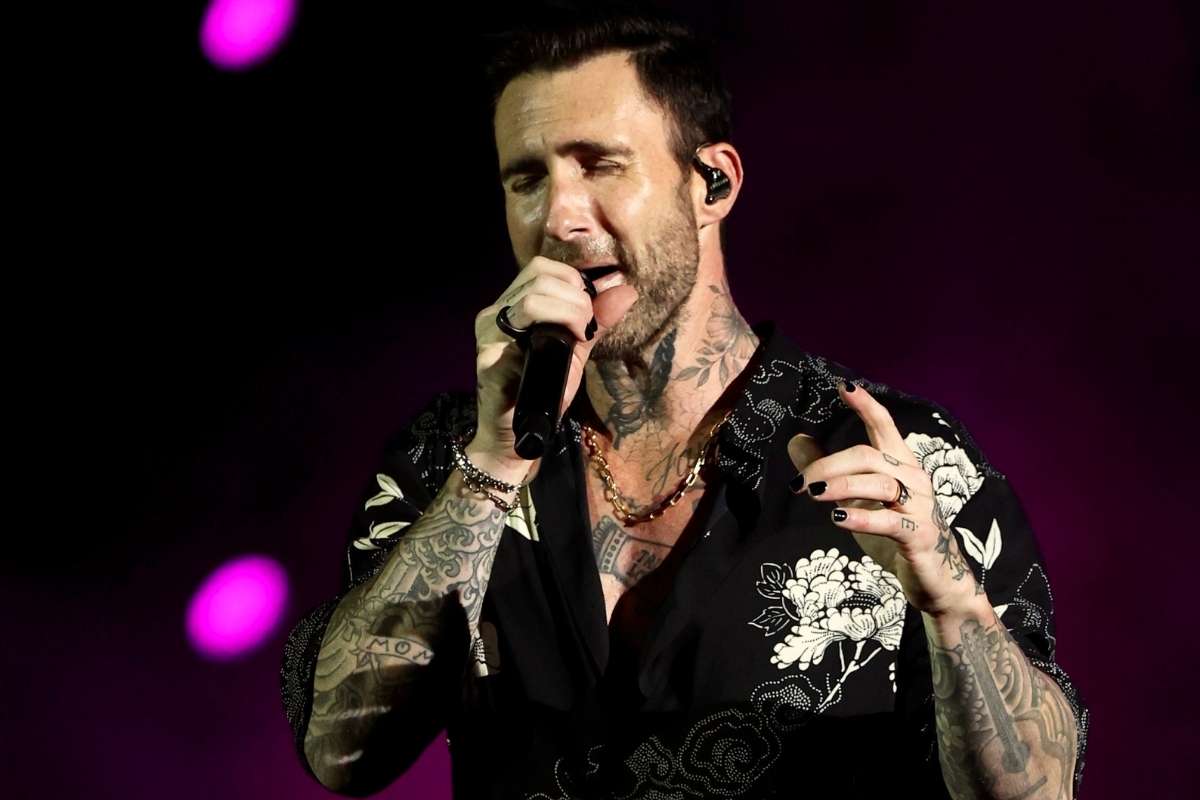 Maroon 5 faz show para mais de 45 mil pessoas em São Paulo OFuxico