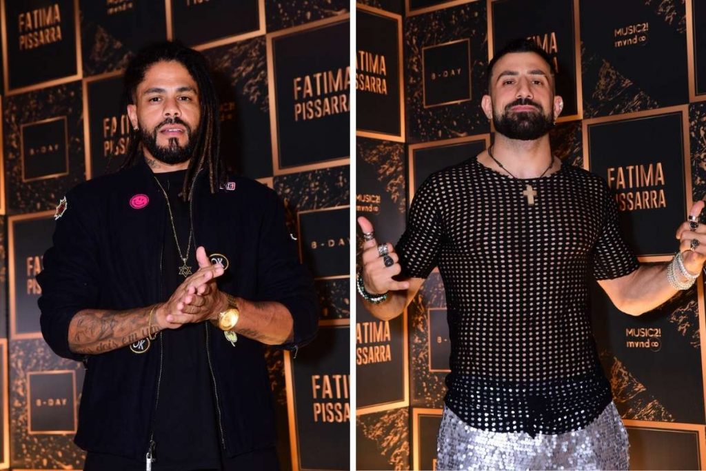 Viegas e Kaysar na festa de aniversário de Fátima Pissarra