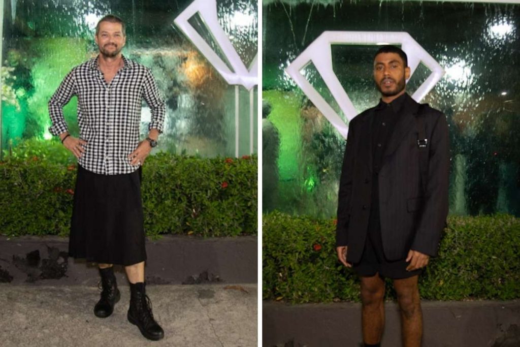 Marcelo Serrado e Ícaro Silva.