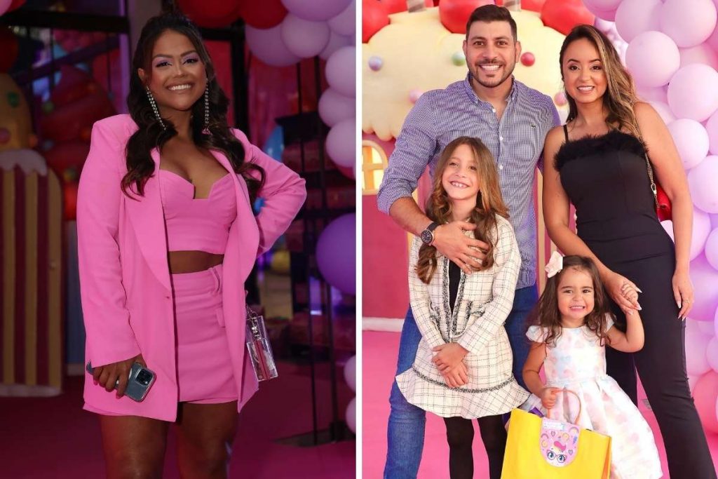 Virgínia e Zé Felipe reuniram familiares e amigos para a festa de um ano de Maria Alice