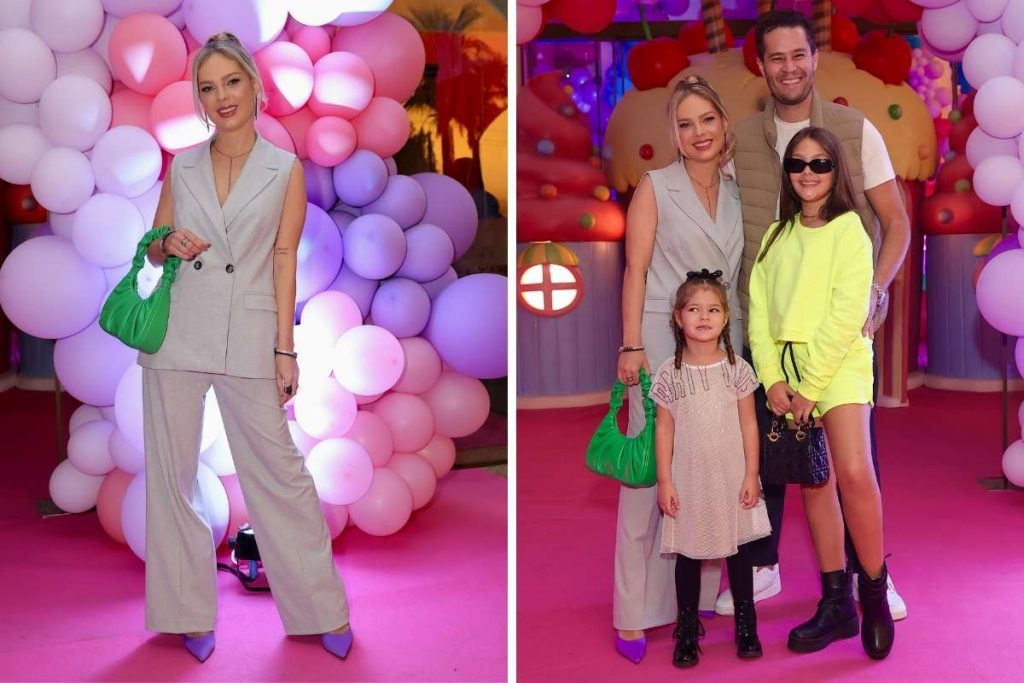 Virgínia e Zé Felipe reuniram familiares e amigos para a festa de um ano de Maria Alice