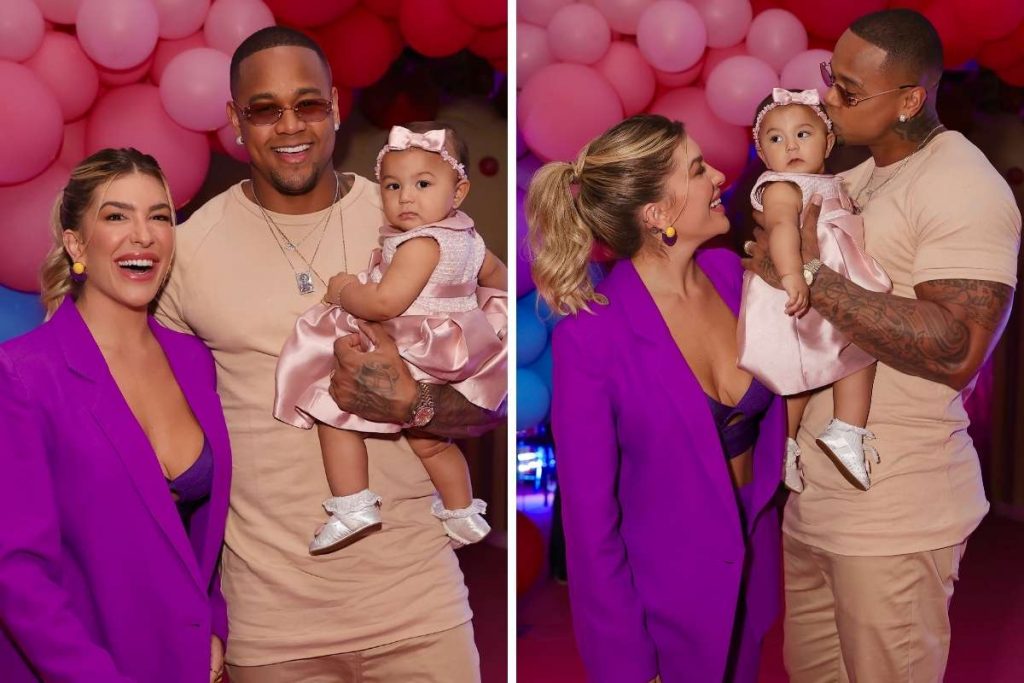 Virgínia e Zé Felipe reuniram familiares e amigos para a festa de um ano de Maria Alice