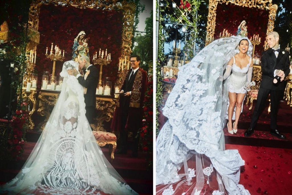 Kourtney Kardashian e Travis Barker casamento