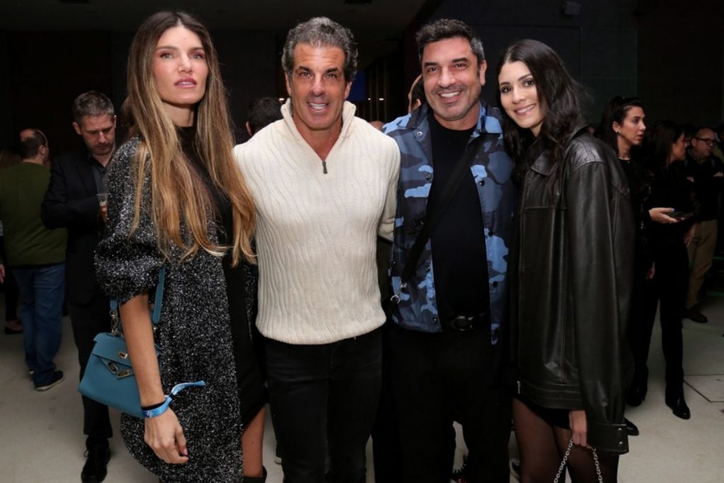 Alvaro Garnero e Edu Guedes com as esposas