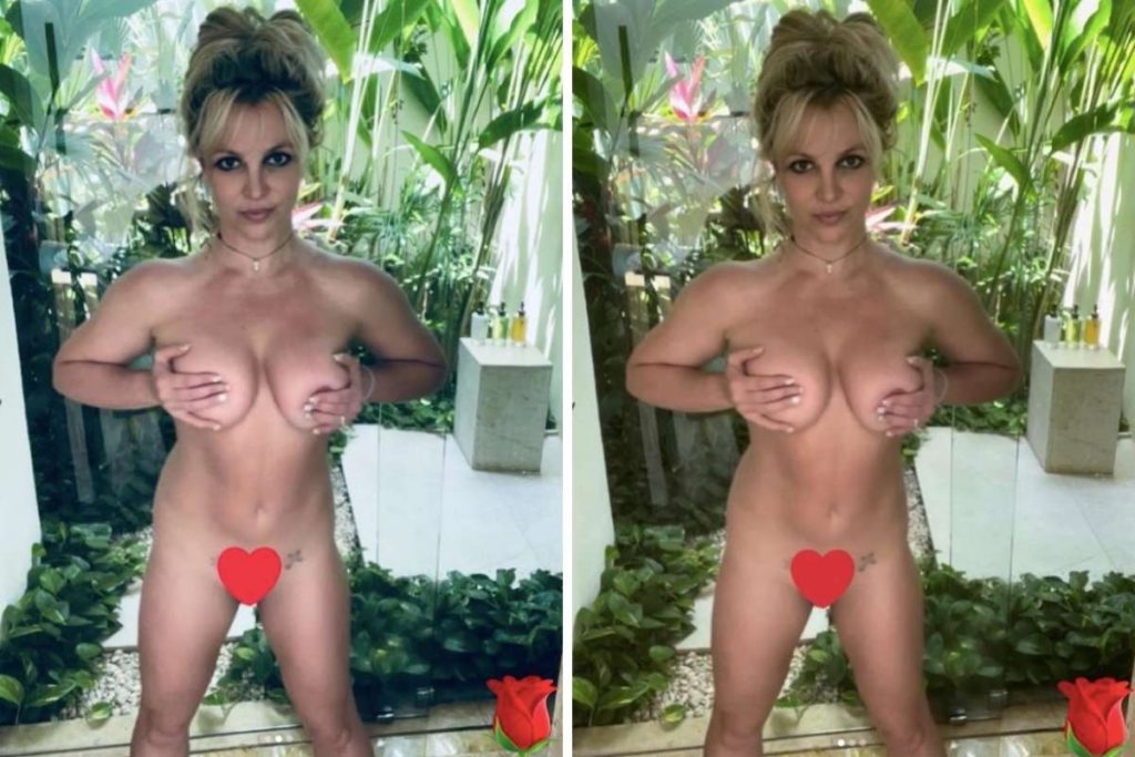 Britney Spears aparece nua nas redes sociais e se declara