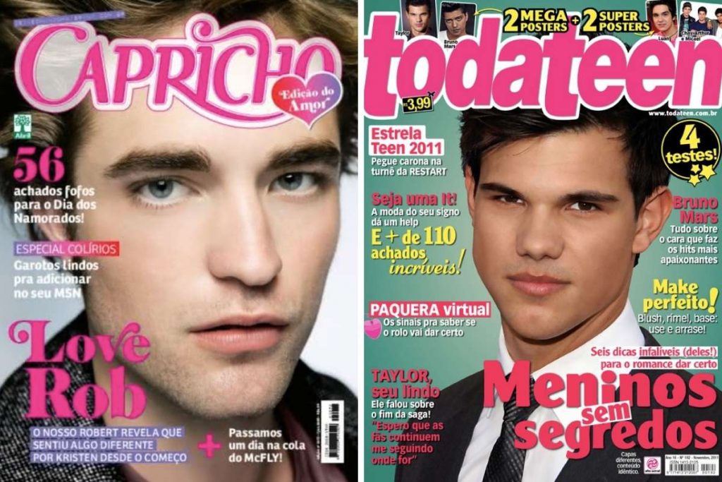 Capricho e Toda Teen eram as grandes fontes de notícias dos fãs nos anos 2000.