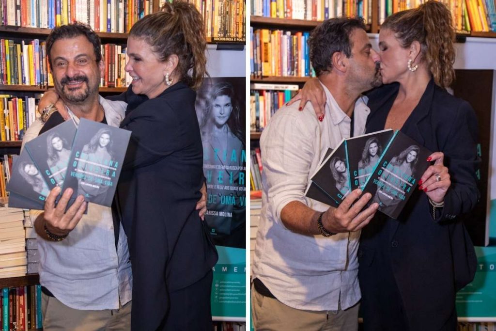 Cristiana Oliveira e o marido