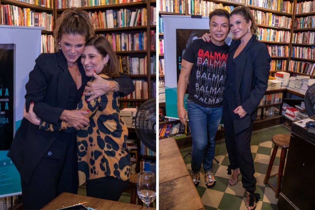 Cristiana Oliveira com Beth Goulart e David Brazil