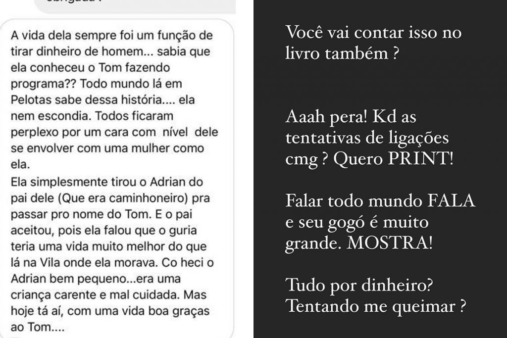 A moça prometeu mostrar a verdade