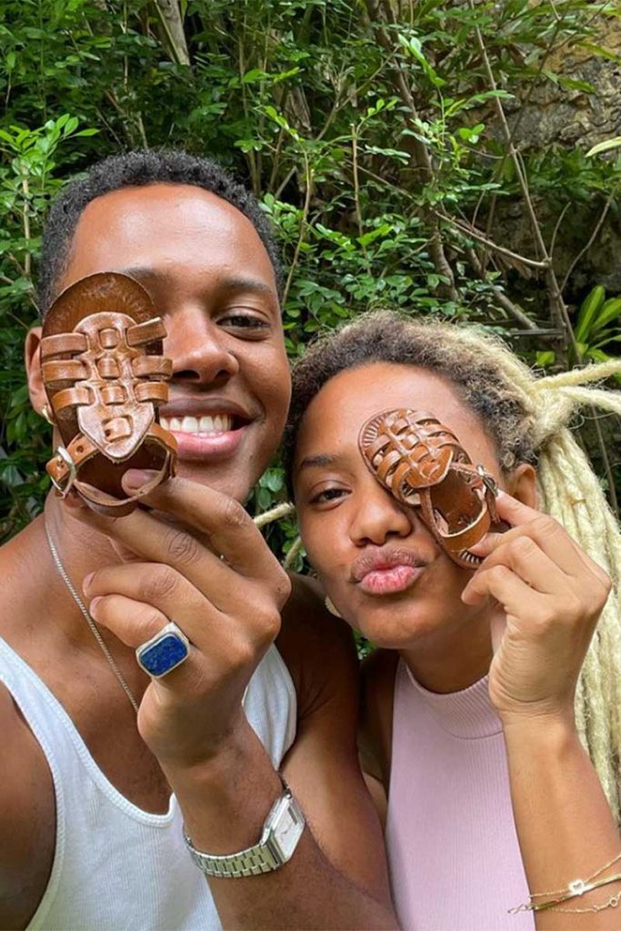 Dan Ferreira e Jessica Ellen em post de gravidez