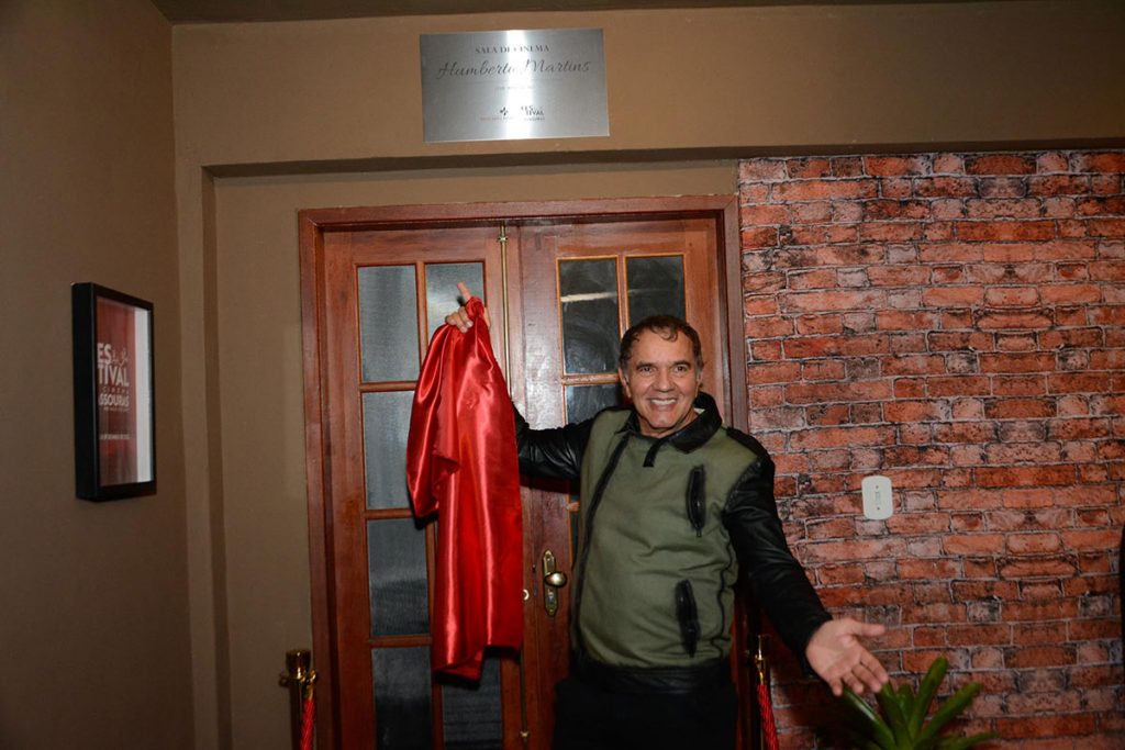 Humberto Martins recebeu sala de cinema com o seu nome