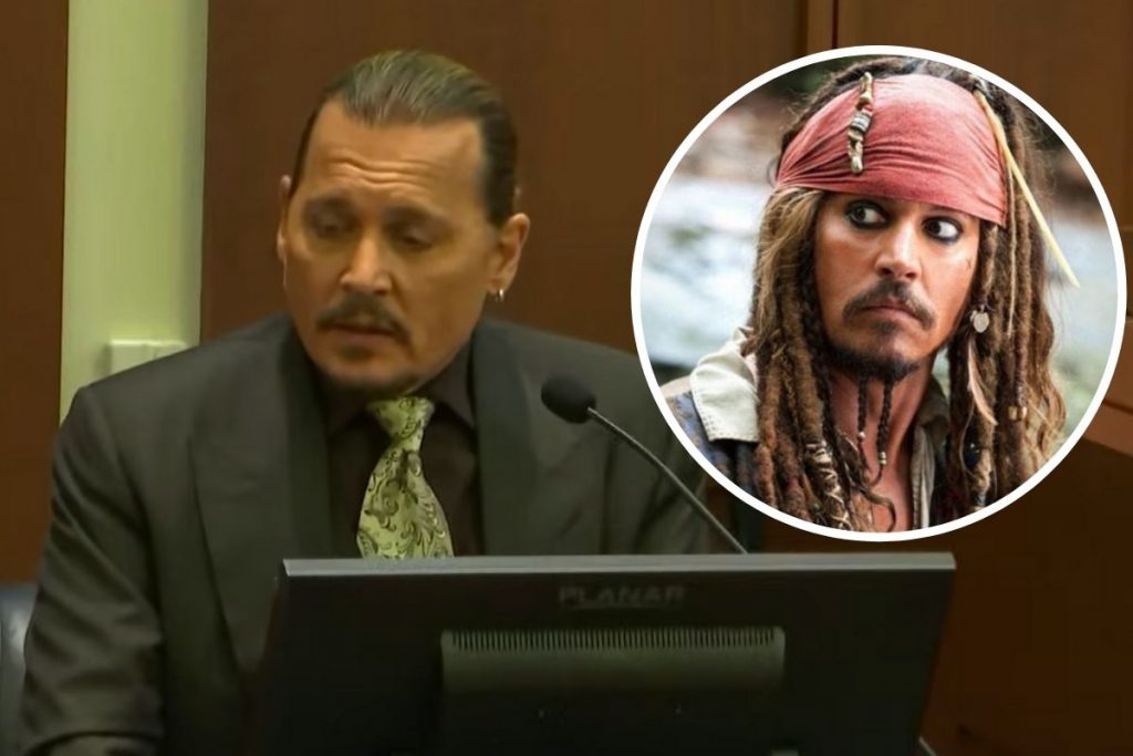 Johnny Depp na corte de Virginia
