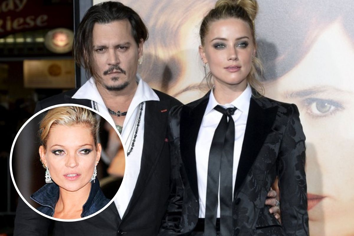 Johnny Depp Amber Heard e Kate Moss