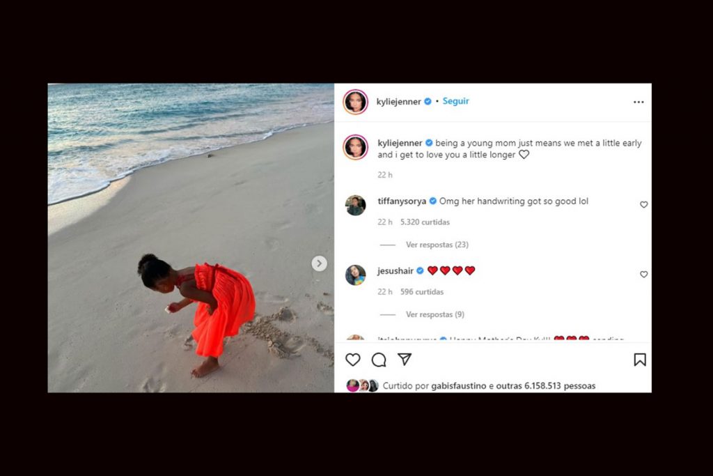 Kylie Jenner compartilha momentos fofos de Stormi