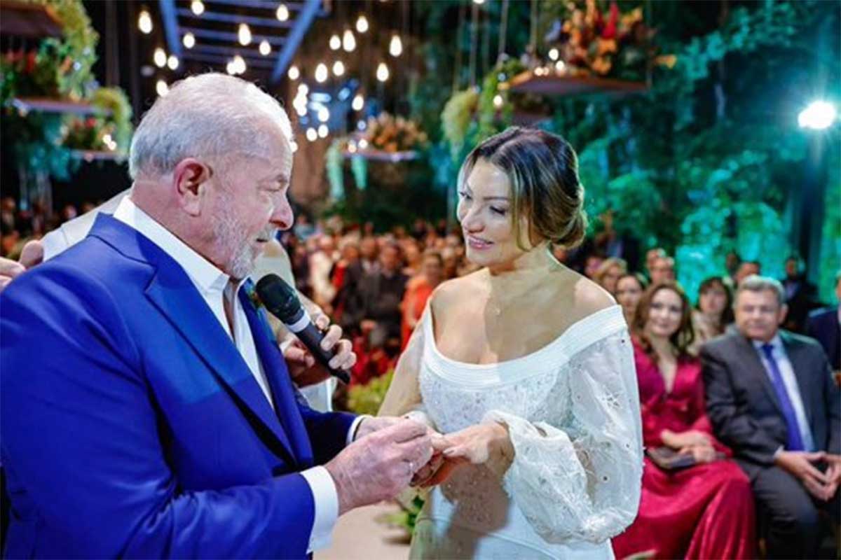 Lula e Janja casam