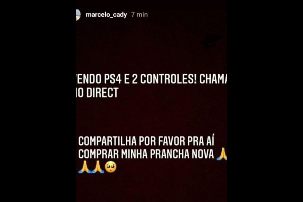 Filho de Ivete Sangalo vende videogame nas redes sociais