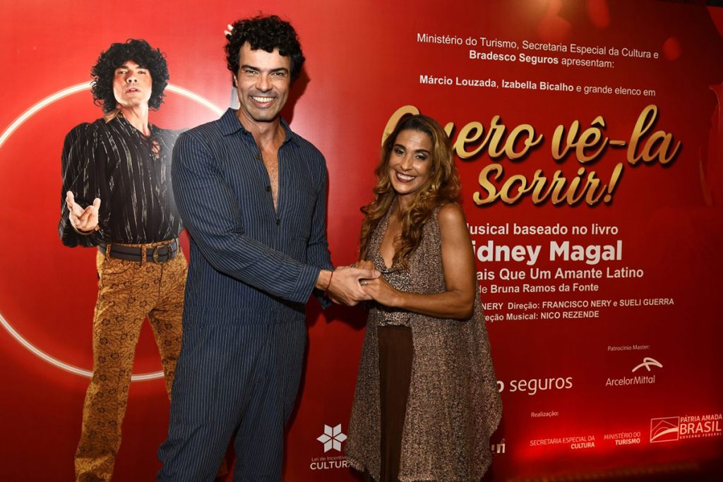 Marcio Louzada e Izabella Bicalho estrelam musical em homenagem a Sidney Magal