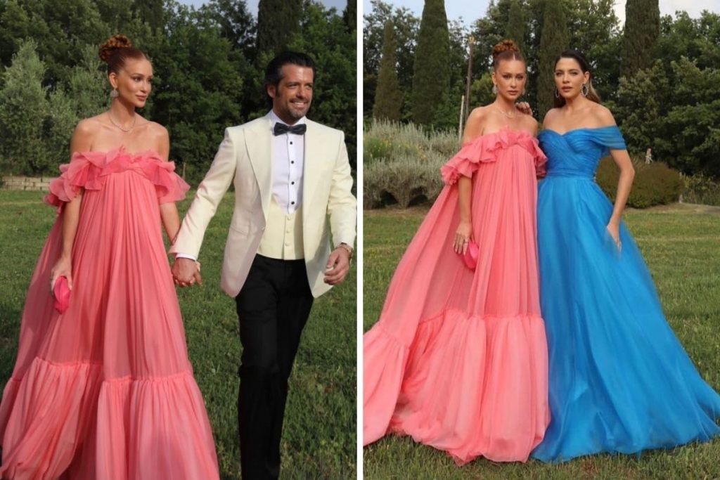 Marina Ruy Barbosa e Guilherme Mussi e com a amiga Luma Costa