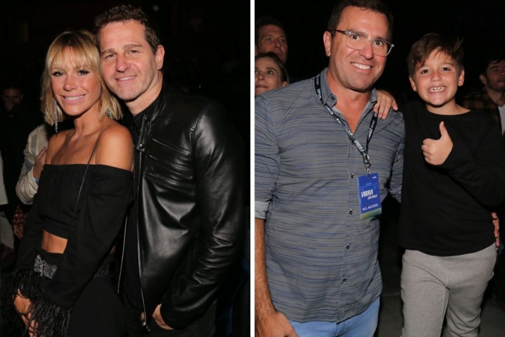 Afonso Nigro e Monica Salgado / Rodrigo Bocardi e filho