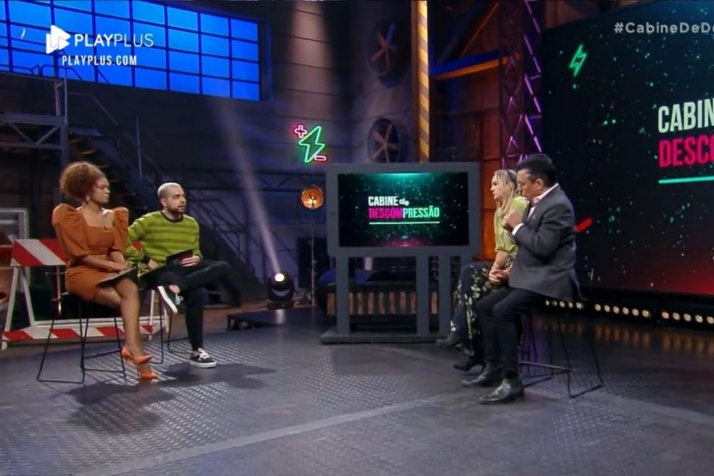 Nahim e Andreia na Cabine de Descompressão