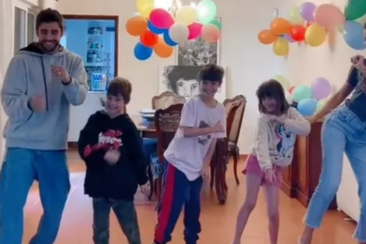 Scooby mostra encontro com os filhos em Portugal após três meses