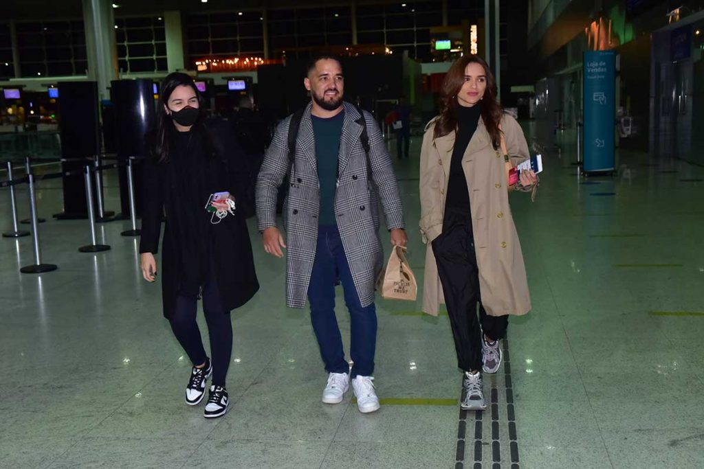 Rafa com o irmão e a cunhada