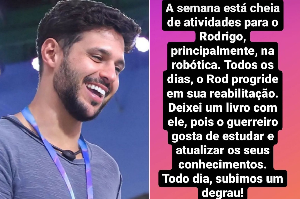 Reabilitação de Rodrigo Mussi conta com auxílio de fisioterapia robótica