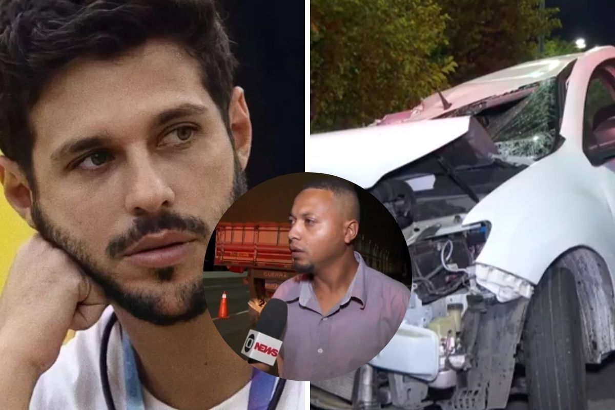 Rodrigo Mussi e Kaique Reis, motorista de aplicativo do acidente