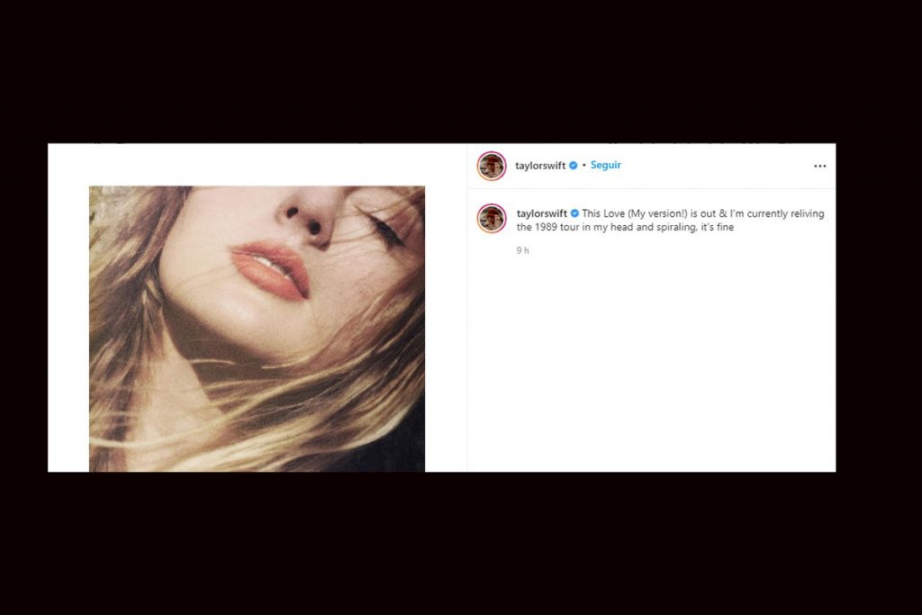 Taylor Swift lança nova versão da música This Love